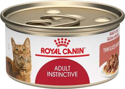 Royal Canin Adult Instinctive Thin Slices in Gravy Canned Cat Food 3-oz, case of 24