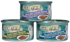Fancy Feast Elegant Medleys Primavera Collection Canned Cat Food 3-oz, case of 24