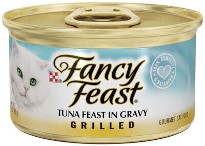 Fancy Feast Grilled Tuna Canned Cat Food 3-oz, case of 24