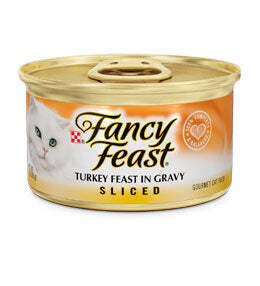 Fancy Feast Sliced Turkey Canned Cat Food 3-oz, case of 24