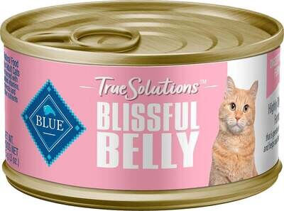 Blue Buffalo True Solutions Blissful Belly Natural Digestive Care Chicken Recipe Adult Wet Cat Food 3-oz, case of 24