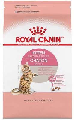 Royal Canin Spayed or Neutered Dry Kitten Food 2.5-lb