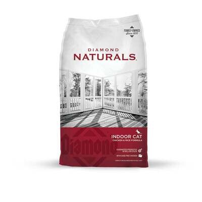 Diamond Naturals Chicken & Rice Indoor Cat Dry Food 18-lb