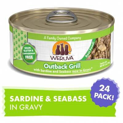 Weruva Outback Grill With Trevally and Barramundi Canned Cat Food 5.5-oz, case of 24