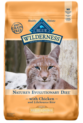 Blue Buffalo Wilderness Grain Free Weight Control Chicken Recipe Dry Cat Food
