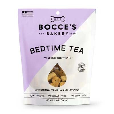 Bocce's Bakery Bedtime Tea Recipe Biscuit Dog Treats 5-oz