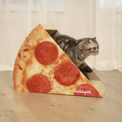 Pizza Food Cat House And Scratcher