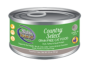 NutriSource Grain Free Country Select Canned Cat Food 5.5-oz, case of 12