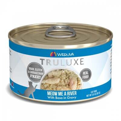 Weruva TRULUXE Meow Me A River with Base in Gravy Canned Cat Food 3-oz, case of 24