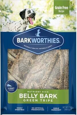 Barkworthies Green Tripe Sticks Dog Treats 7-oz
