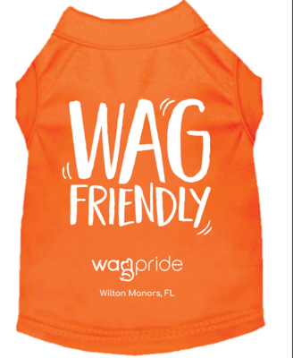 Wagpride Wag Friendly Dog T-Shirt
