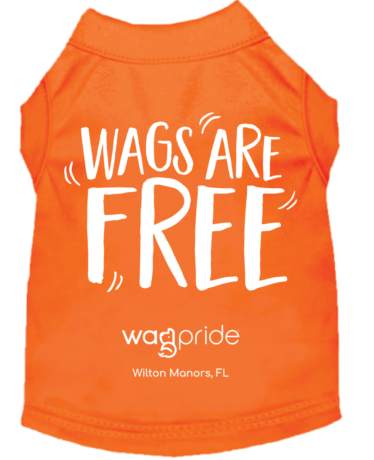 Wagpride Wags Are Free Dog T-Shirt