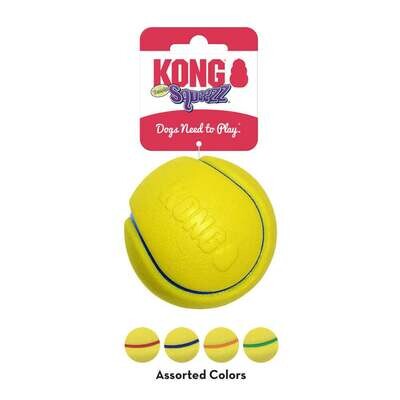 KONG Squeezz Tennis Ball Assorted Bulk