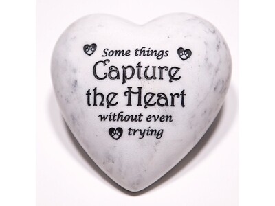 Dog Speak Inspirational Paperweight Some Things Capture The Heart Without Even Trying
