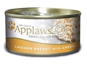 Applaws Additive Free Chicken Breast with Cheese Canned Cat Food 5.5-oz, case of 24