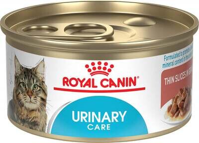 Royal Canin Feline Care Nutrition Urinary Care Thin Slices in Gravy Canned Cat Food 3-oz, case of 24