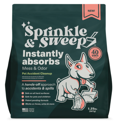 Sprinkle & Sweep Pet Accident Cleanup