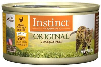 Instinct Grain-Free Chicken Formula Canned Cat Food 3-oz, case of 24