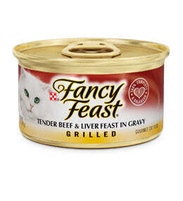 Fancy Feast Grilled Beef and Liver Canned Cat Food 3-oz, case of 24