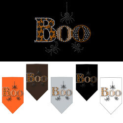 Boo Rhinestone Bandana