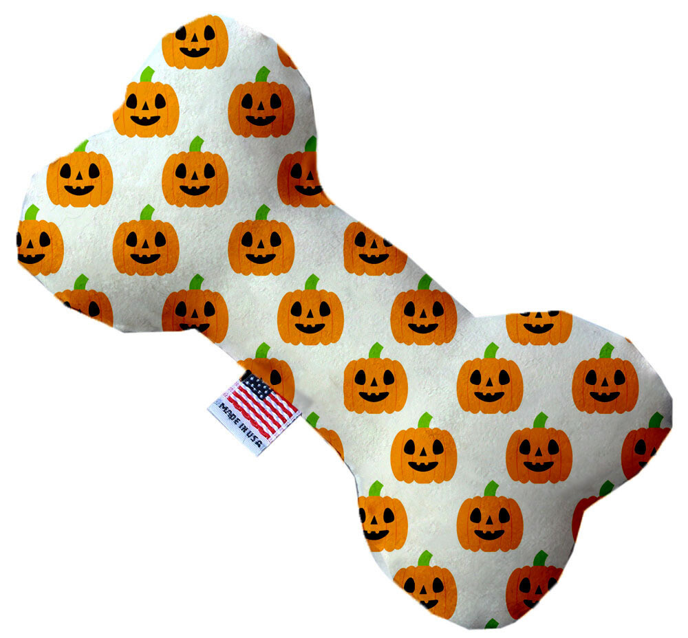 Happy Pumpkins Bone/Heart Dog Toy