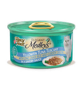 Fancy Feast Elegant Medleys Tuna Tuscany Canned Cat Food 3-oz, case of 24