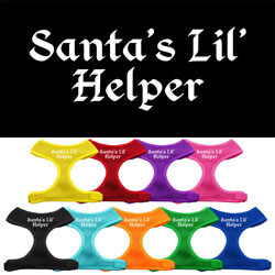 Santa's Lil Helper Screen Print Soft Mesh Pet Harness