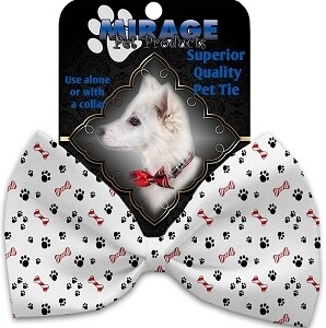 Sweet Paws Pet Bow Tie Collar Accessory with Velcro