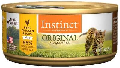 Instinct Grain-Free Chicken Formula Canned Cat Food 5.5-oz, case of 12