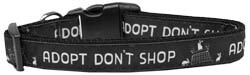 Adopt Don't Shop Nylon Dog Collars
