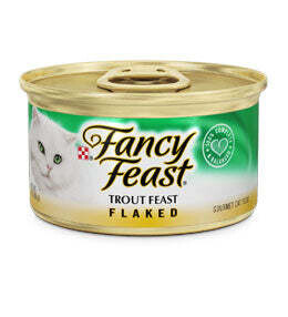 Fancy Feast Flaked Trout Canned Cat Food 3-oz, case of 24