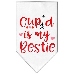 Cupid is my Bestie Screen Print Pet Bandana