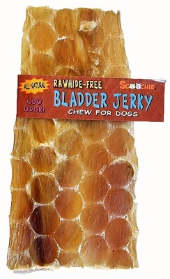 Rawhide Single Free Bladder Jerky Chews For Dogs 6"