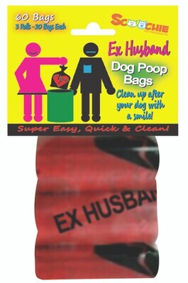 Scoochie Ex Husband Dog Poop Bags