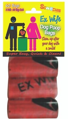 Scoochie Ex Wife Dog Poop Bags