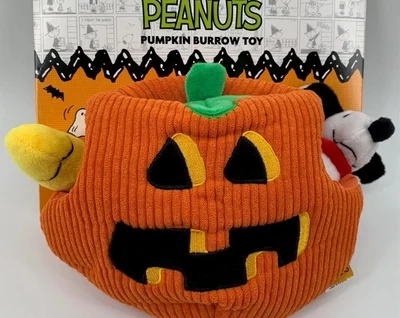 Peanuts Pumpkin Burrow Dog Toy