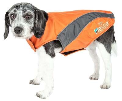 Helios Octane Softshell Reflective Dog Jacket - Orange