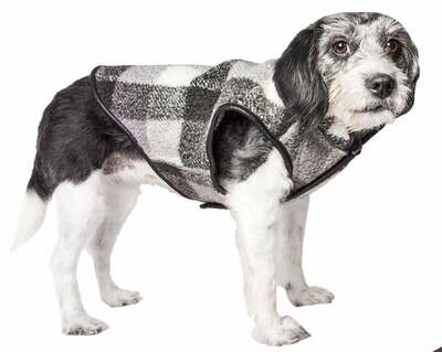 Pet Life 'Black Boxer' Classical Insulated Dog Coat