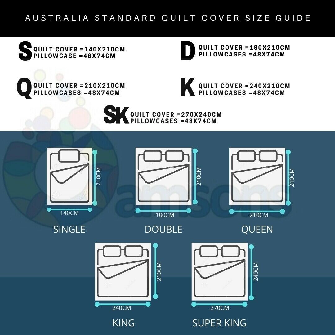 Doona Duvet Bed Quilt Cover Bedding Set