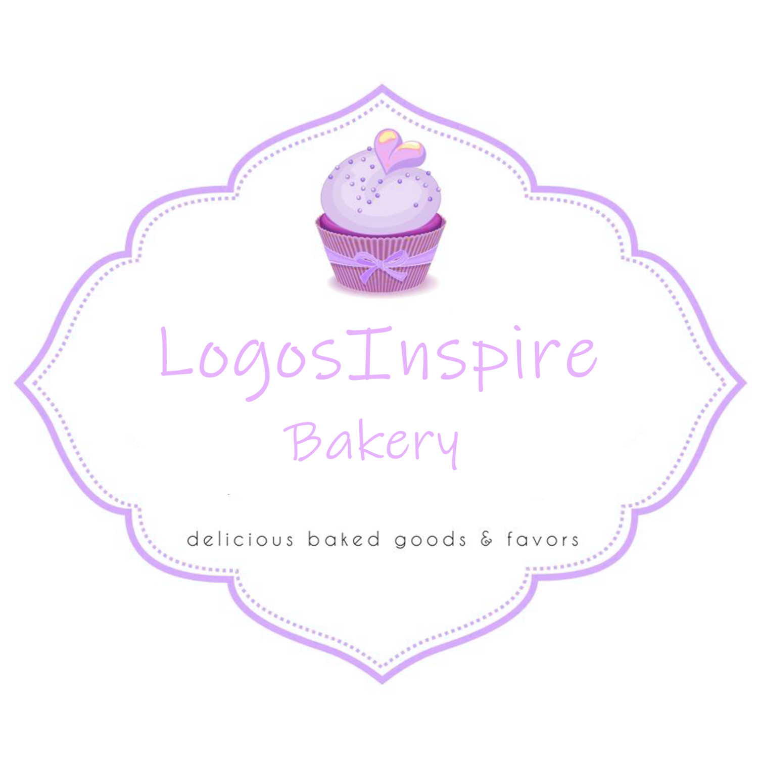 Purple Cupcake Logo