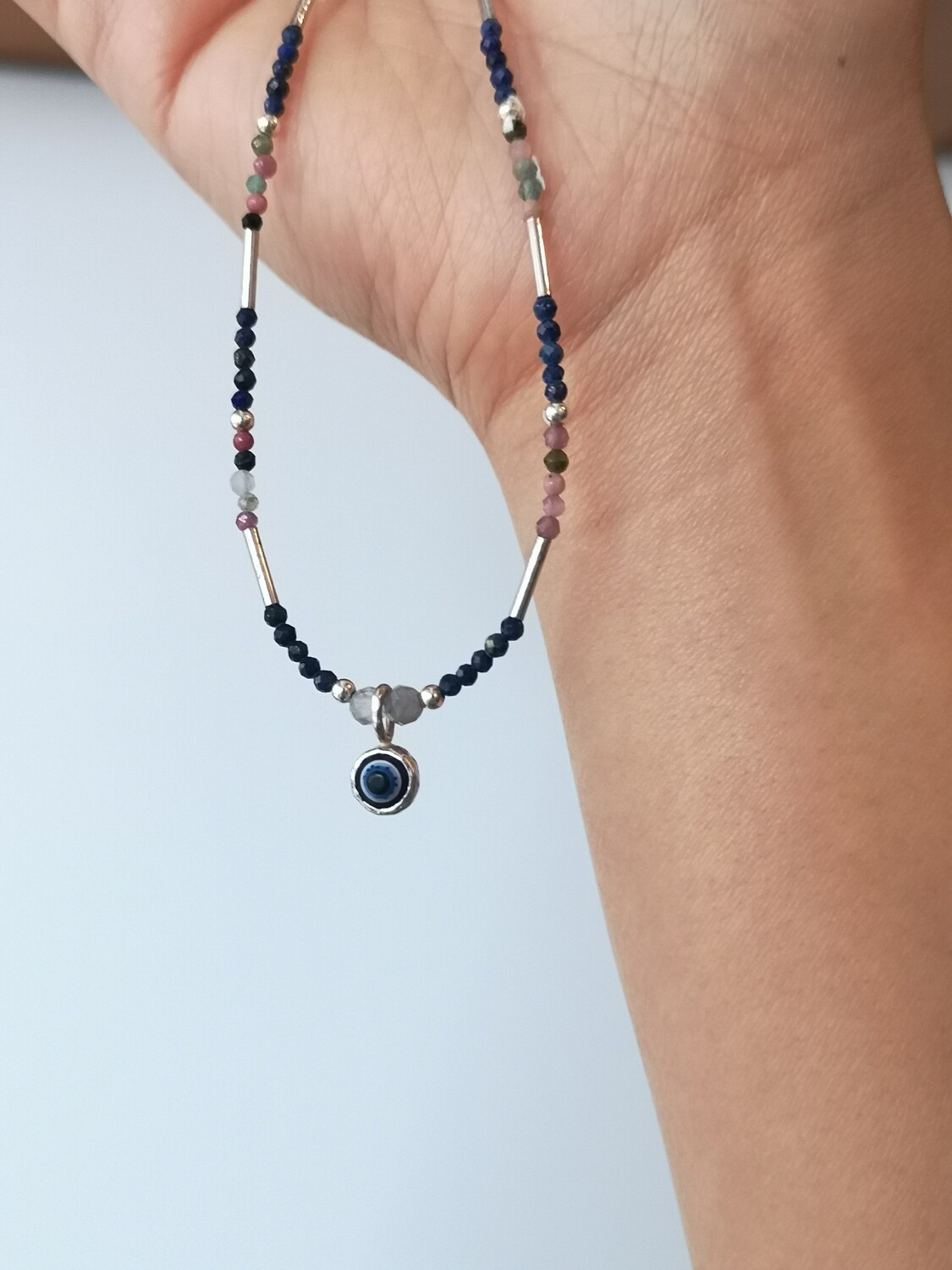 Evil Eye beaded necklace