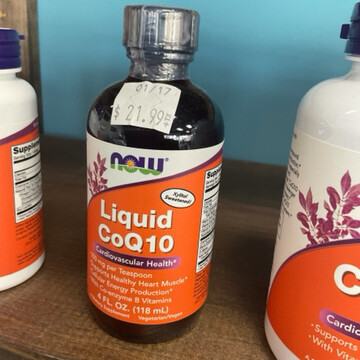 Liquid CoQ10 4oz orange flavor