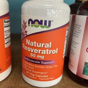 Natural Resveratrol 50mg 60ct