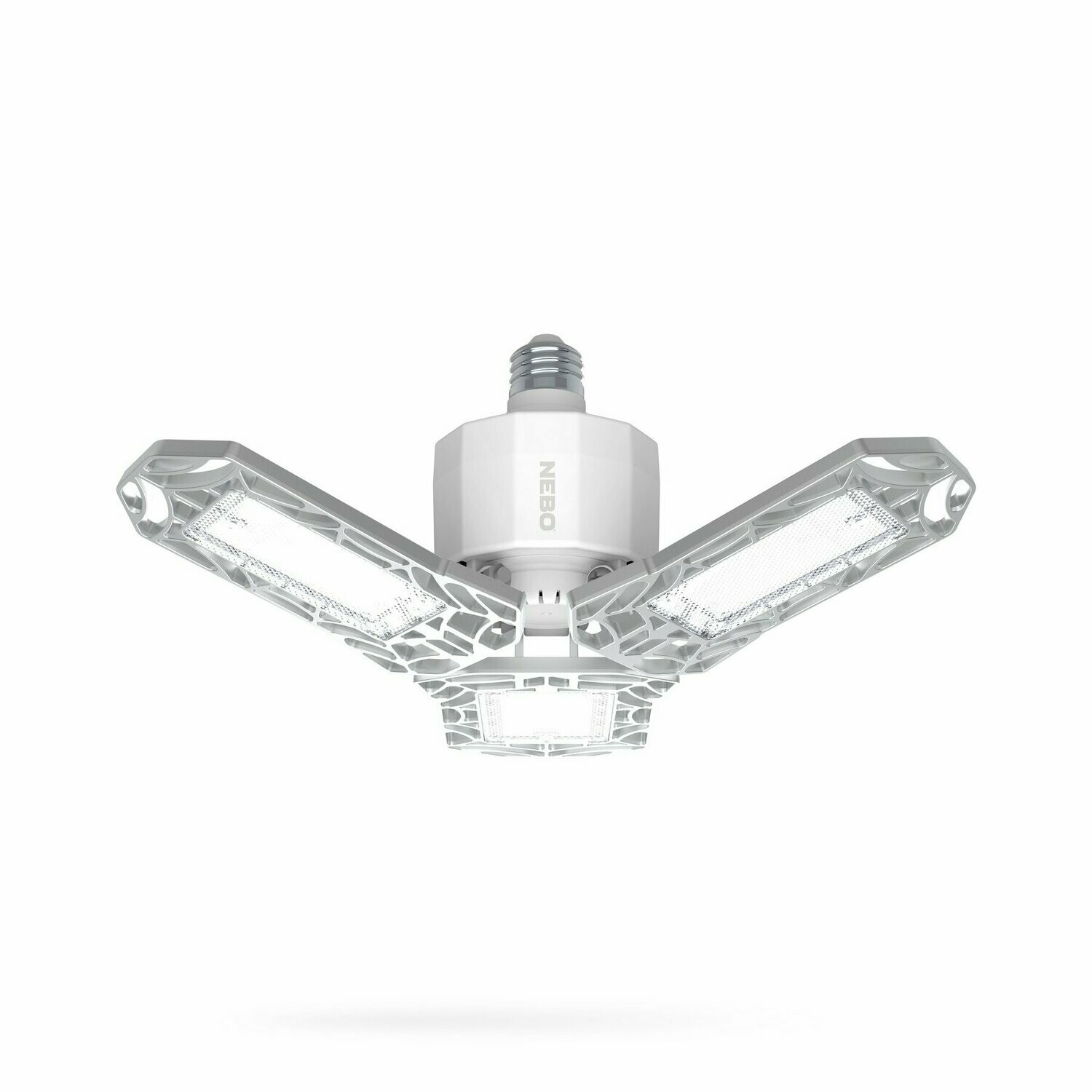 60 watt bulb replacement with 3 flexable arms at 6000 lumens