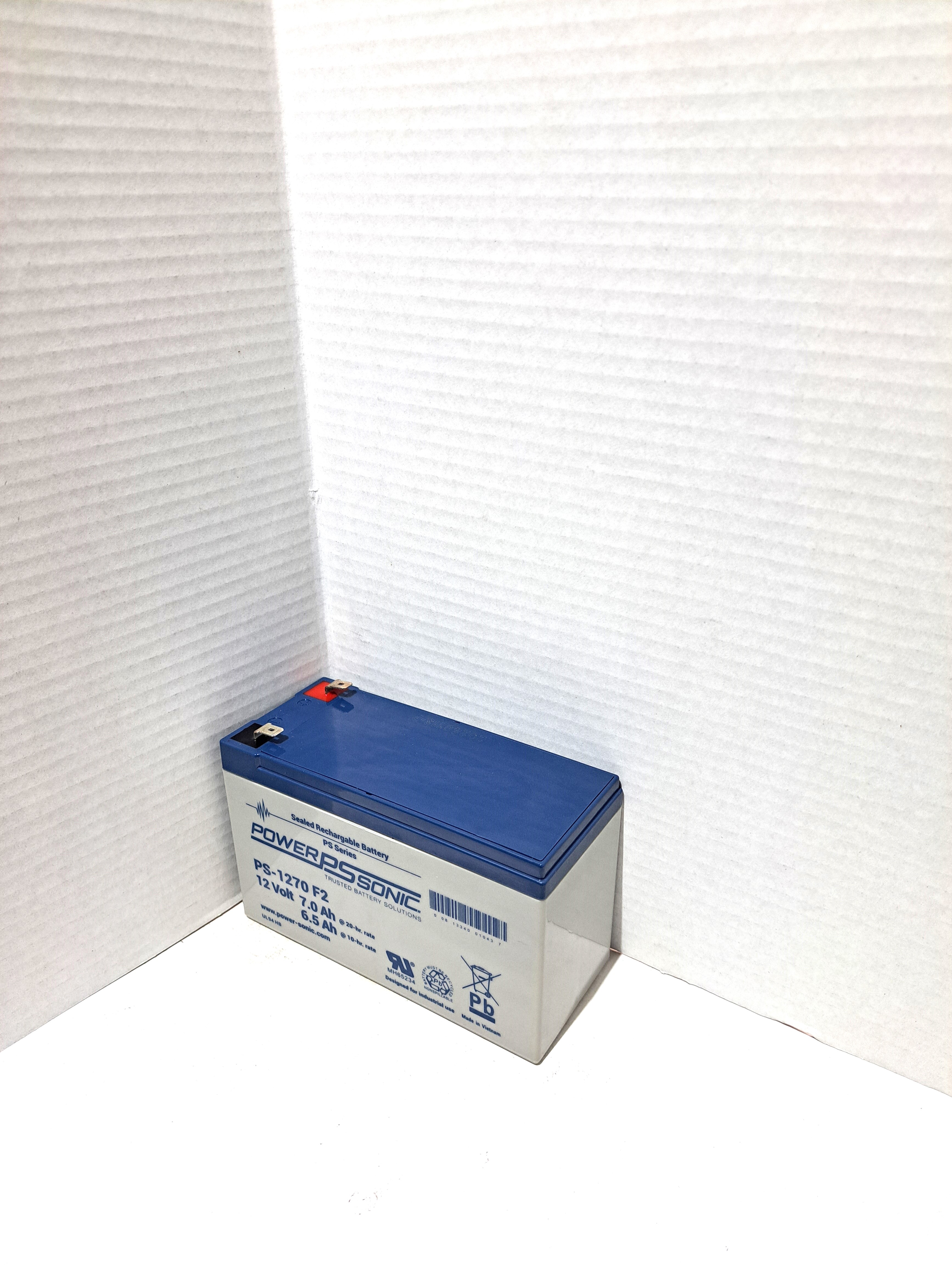 Powersonic PS-1270 / F2 12V 7AH Utility Battery
