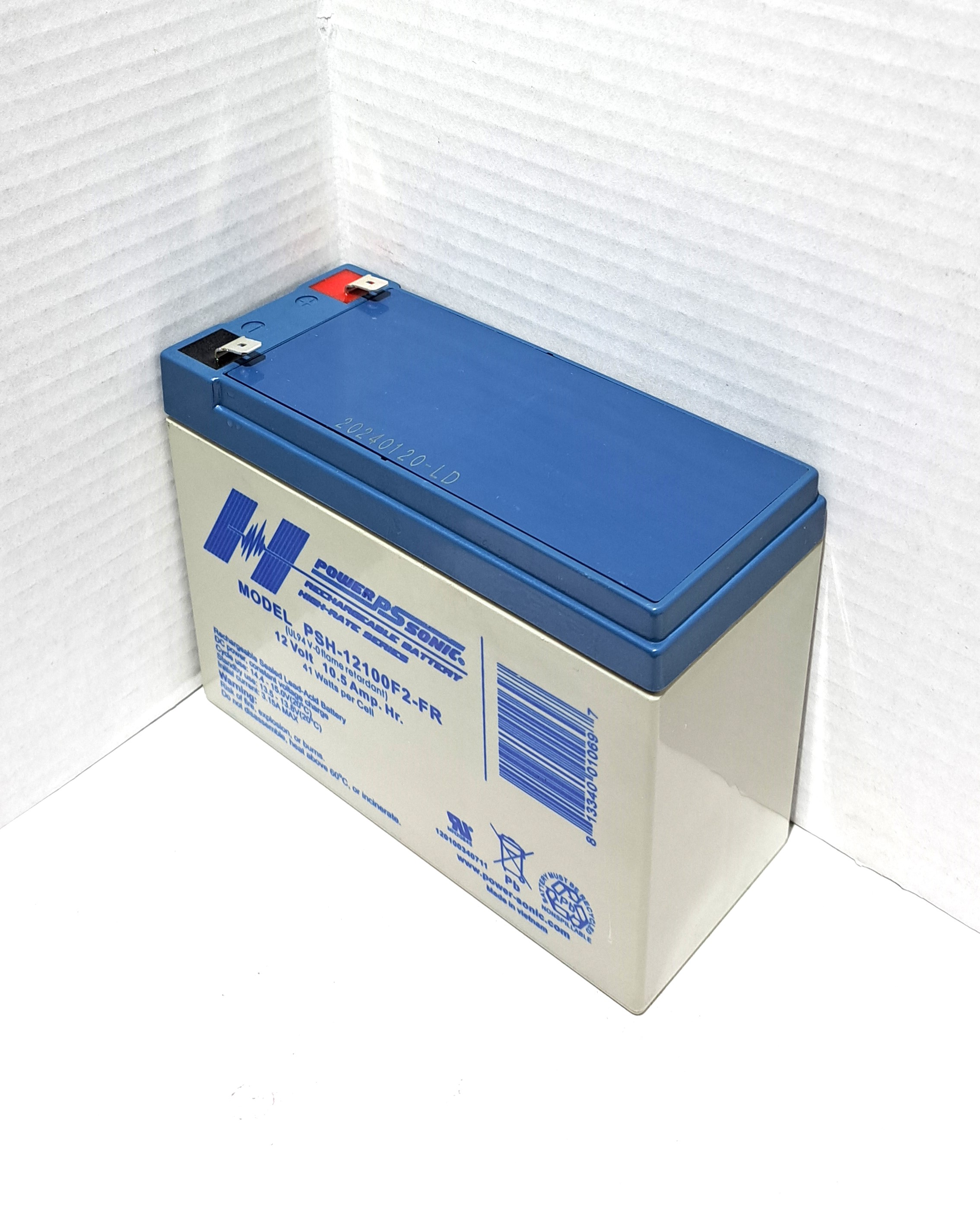 Powersonic PSH-12100FR 12V 10.5AH Utility Battery