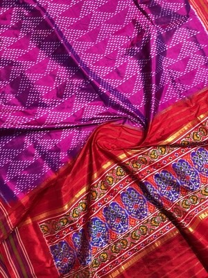 single ikkat pure silk saree
