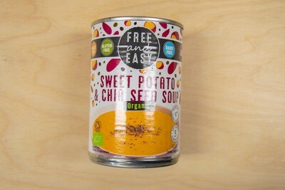 Free and Easy Organic Sweet Potato and Chia Seed Soup