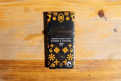 Divine Smooth Dark Chocolate with Ginger and Orange
