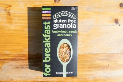 Eat Natural Gluten Free Granola Buck Wheat, Seeds and Honey